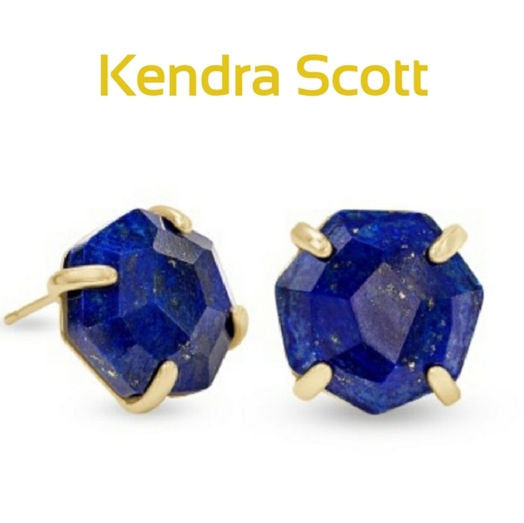 Kendra Scott Ryan Studs, Blue Lapis - Picture 3 of 12